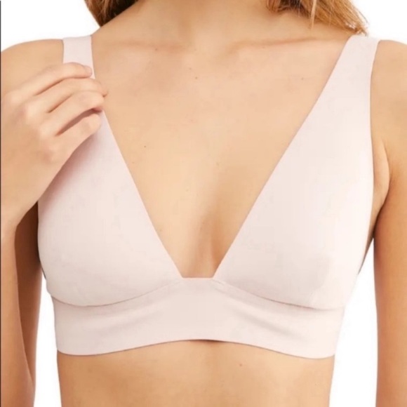 Free People Other - NEW free people pink Erin scuba bralette S
